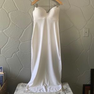 David’s Bridal White Strapless Shapewear